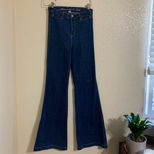 Abercrombie and Fitch High rise flared jeans